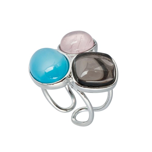 Кольцо Possebon Azul, Q.Roze, Obs Fume, K0178.20.7.11 S